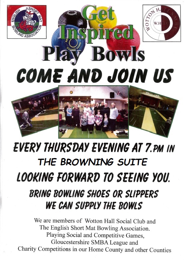 SHORT MAT BOWLS IN THE BROWNING SUITE